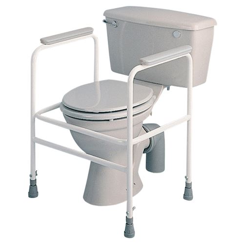 Homecraft Adjustable Toilet Surround, Safety Frame