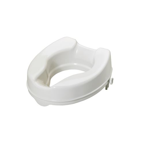 Savanah Raised Toilet Seat, without Lid, 100mm,