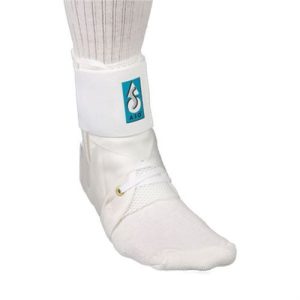 ASO Ankle Brace with Inserts XS White