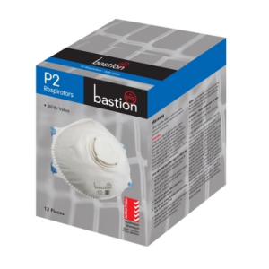 Image presents Bastion Pacific P2 Respirator With Valve