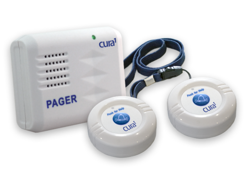 Image presents Cura1 Wireless Call Buttons with Caregiver