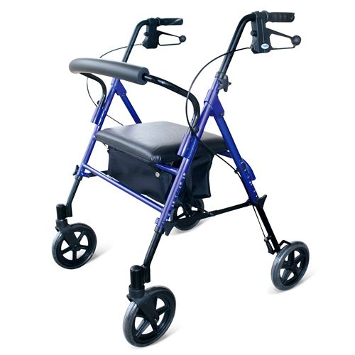 Image Presents Days Rollator, Boxed, Heavy Duty, Blue