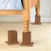 Homecraft Wooden Bed Raisers, 13cm, 4/pack