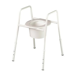 Over Toilet Frame With Seat Flap