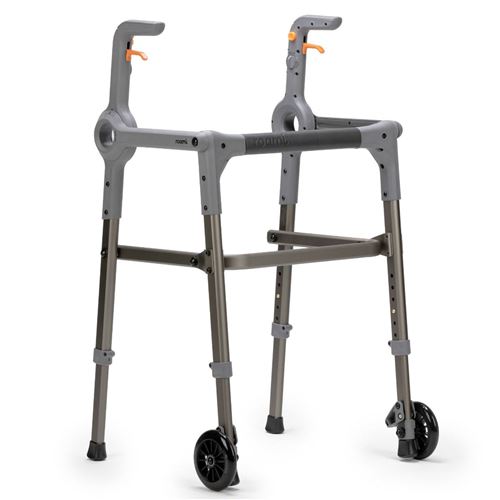 Image Present Roami Progressive Mobility Walker, with Wheels, Charcoal