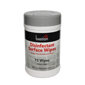 Image presents Bastion Pacific Disinfectant Surface Wipes