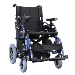 Image presents Kp25.2 Power Wheelchair Diamond Blue And Black 16"
