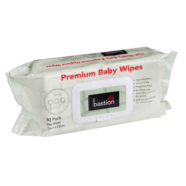 Image presents Bastion Pacific Premium Baby Wipes