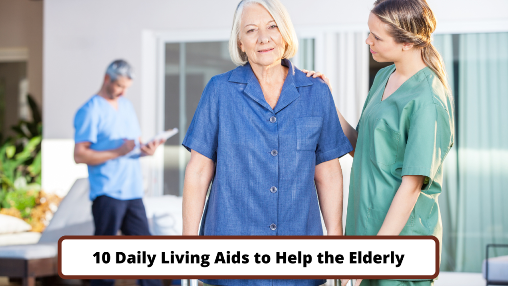 image represents 10 Daily Living Aids to Help the Elderly