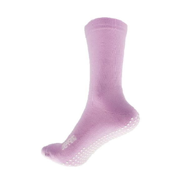 Image presents Gripperz Circulation Socks Non Slip Diabetic Safe - Lilac