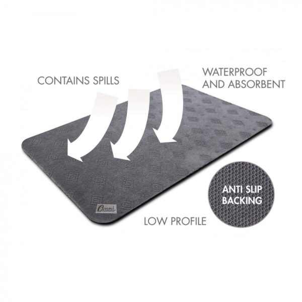image presents Conni Anti-Slip Floor Mat Long Runner - Pebble-2