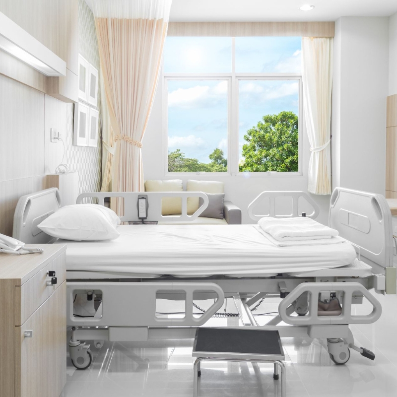 hospital beds